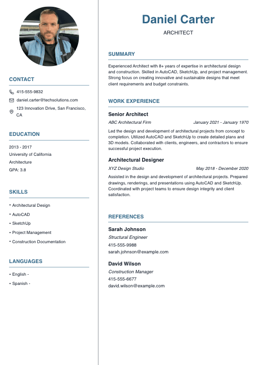 Architect Resume