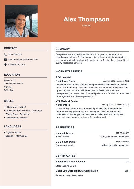 Nurse Resume